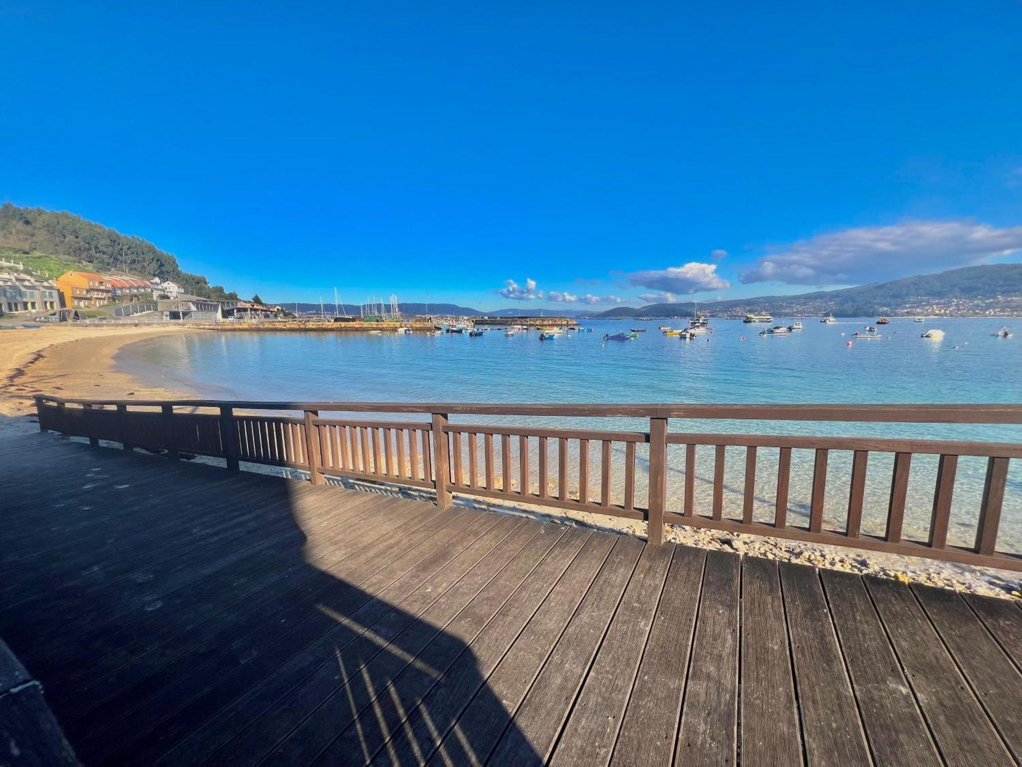 Apartamento Centrico Cerca De La Playa Bueu Buitenkant foto